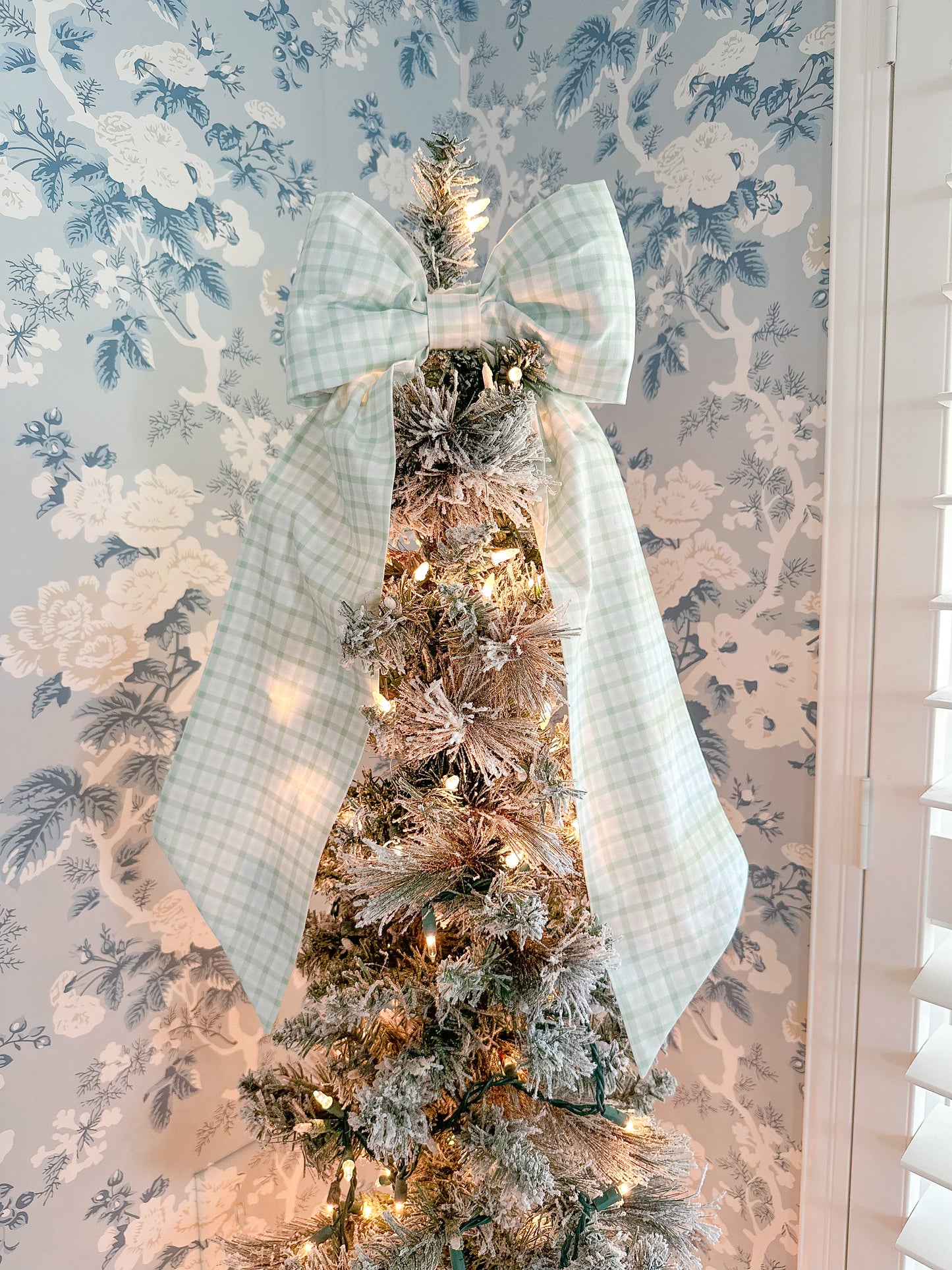 Christmas Bow Tree Topper