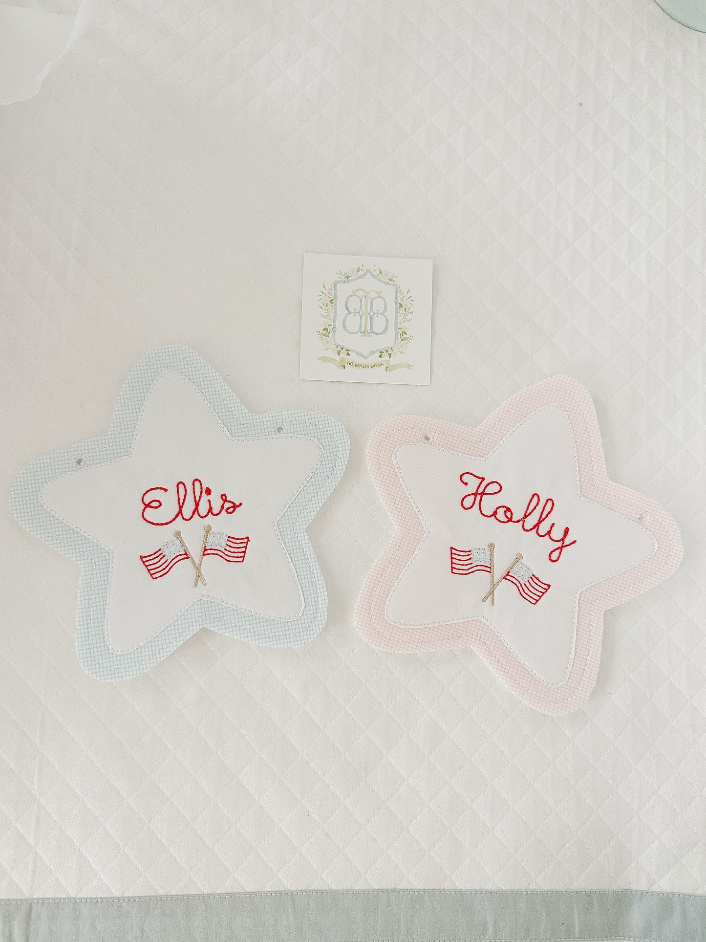 Americana Star Basket Tag