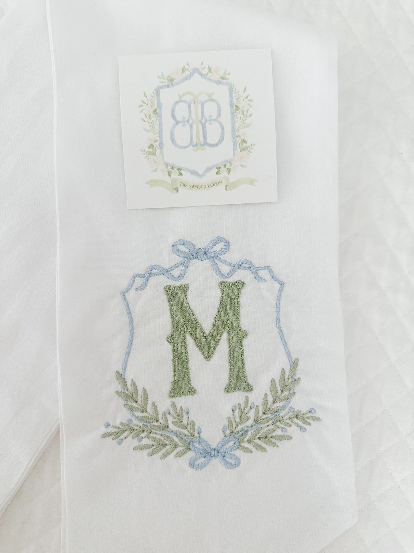 Christmas Wreath Sash- Premium Embroidery