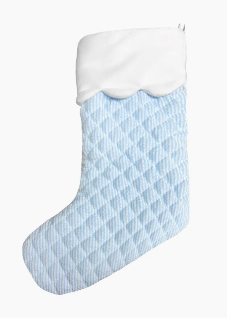 Scalloped Christmas Stocking