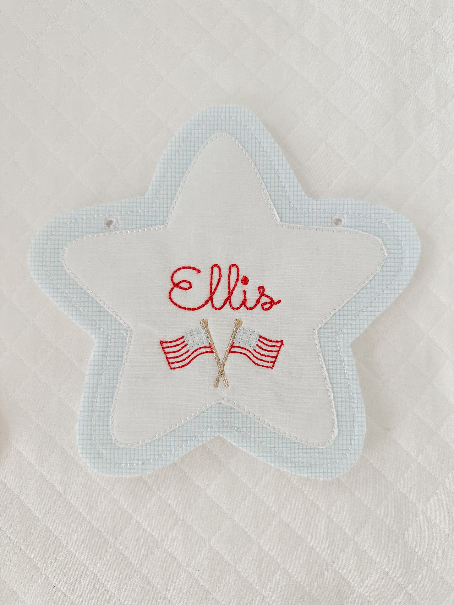 Americana Star Basket Tag