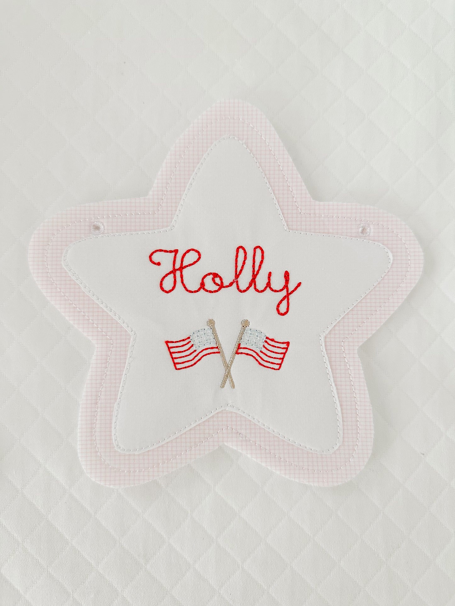 Americana Star Basket Tag