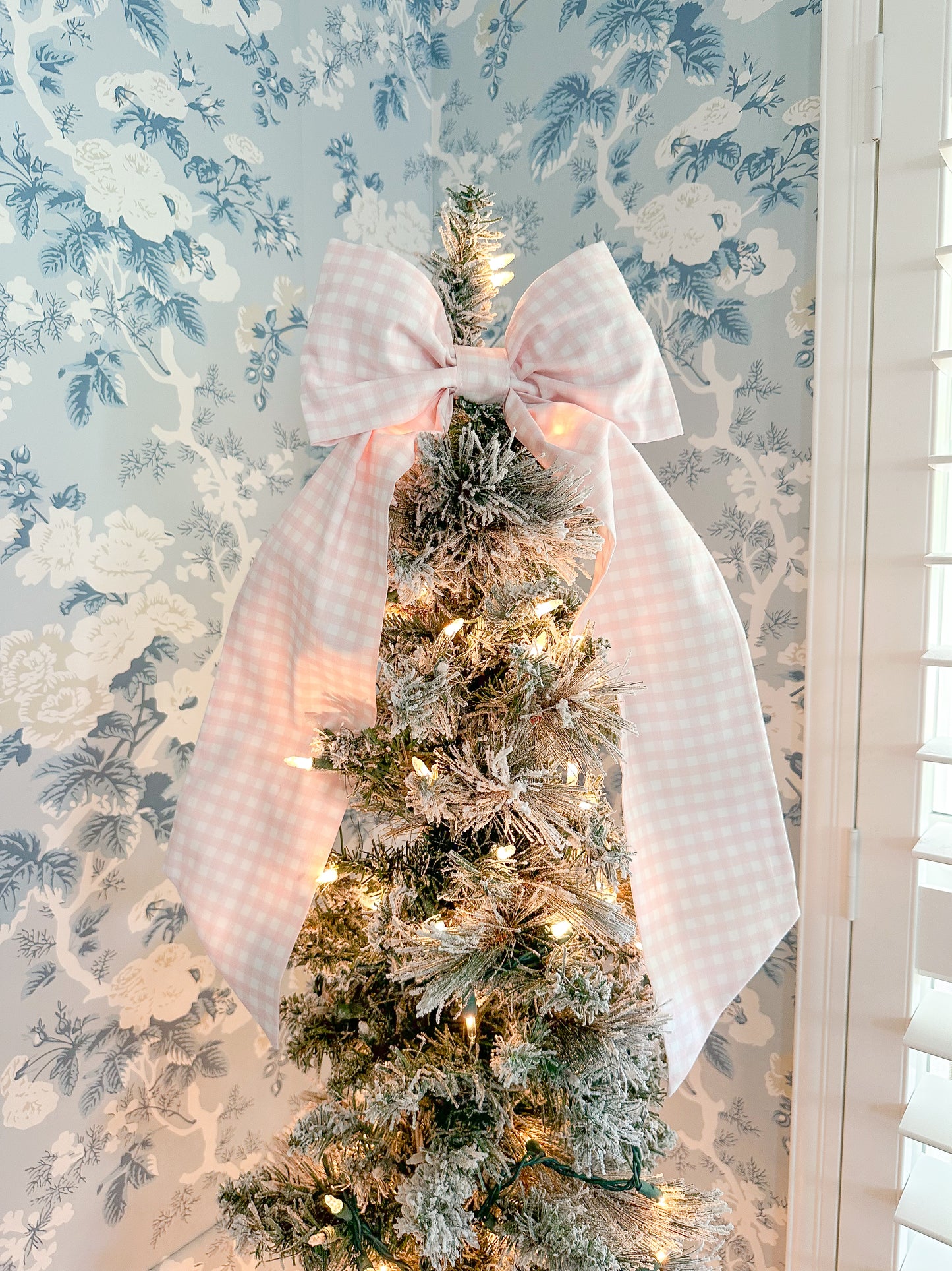 Christmas Bow Tree Topper