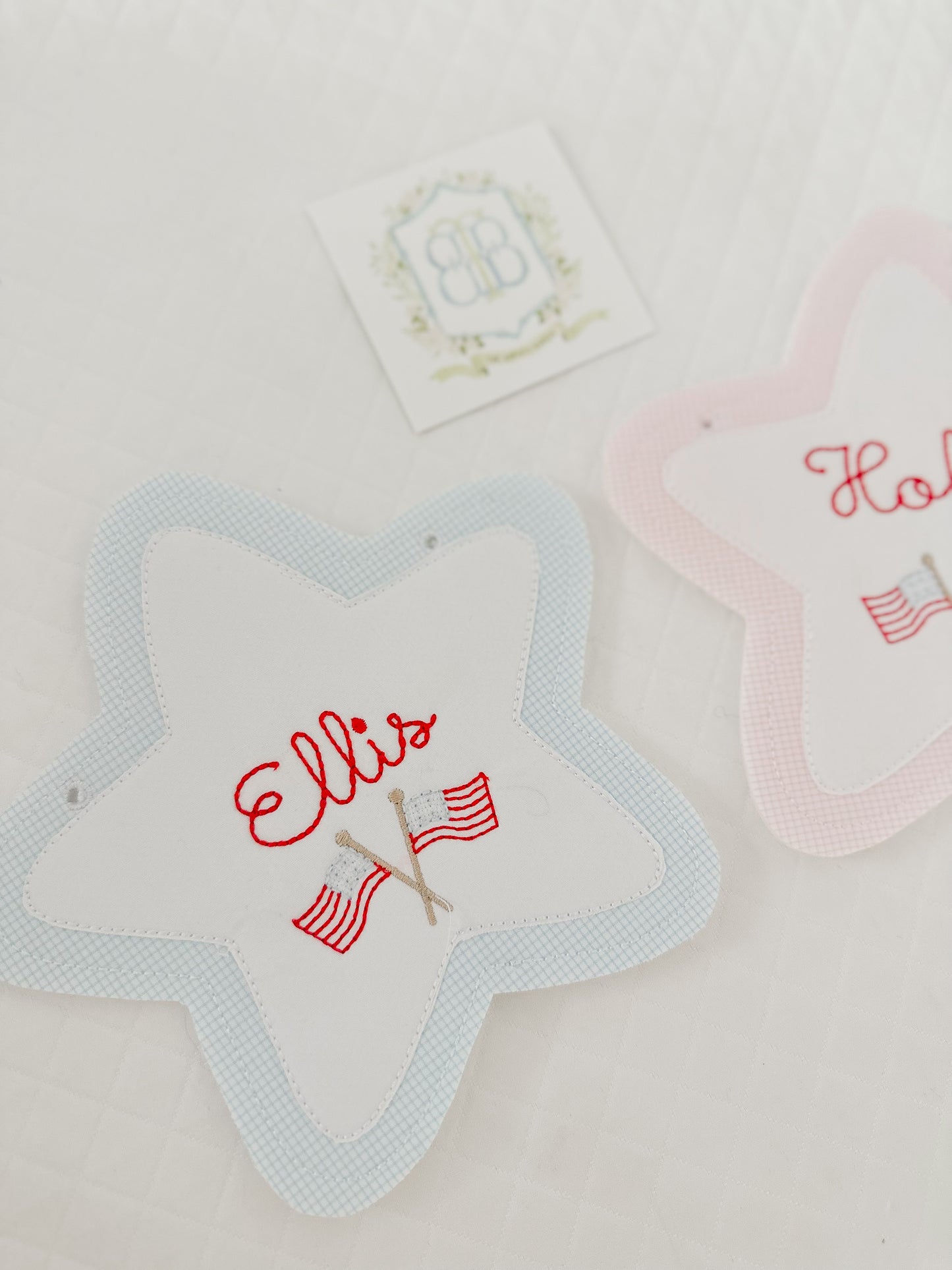 Americana Star Basket Tag