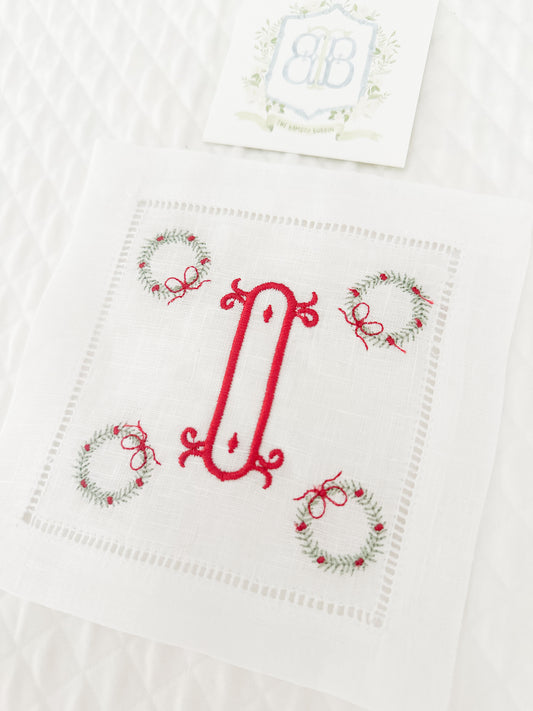 Christmas Cocktail Napkins- Set of 4