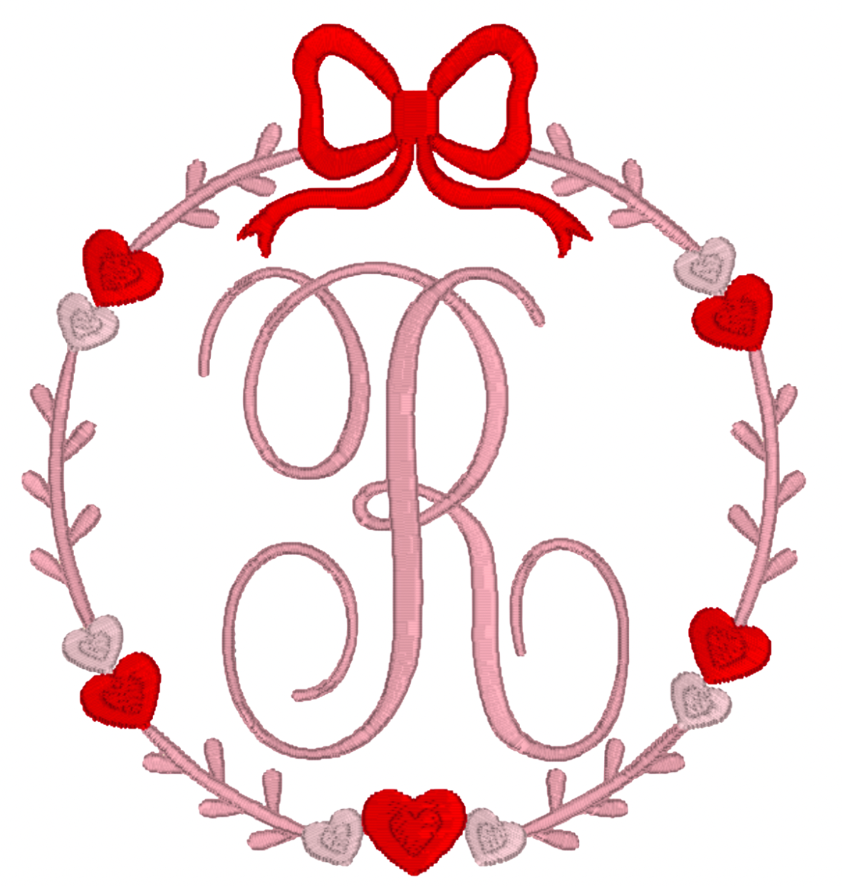 Valentine- Wreath Sash