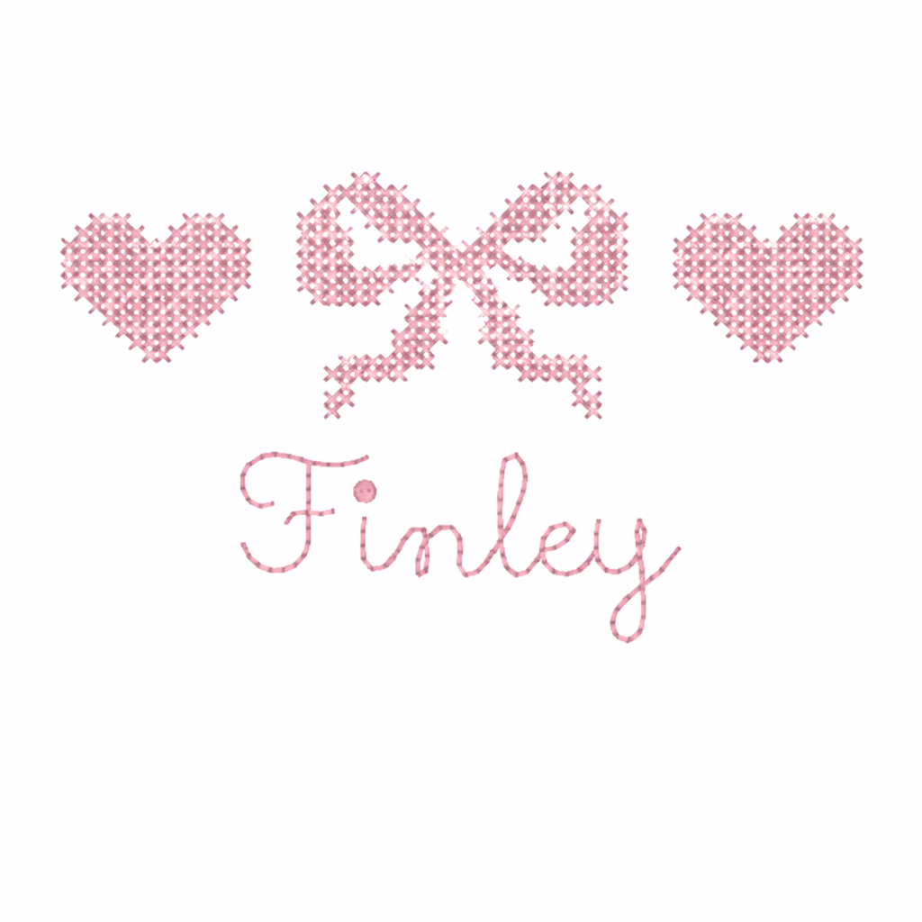 Girl's Baby Gown- Valentine's Day Collection