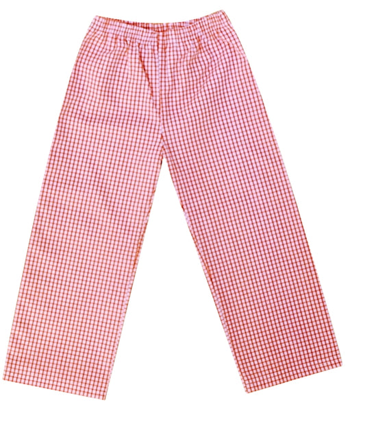 Boy's Gingham Pants