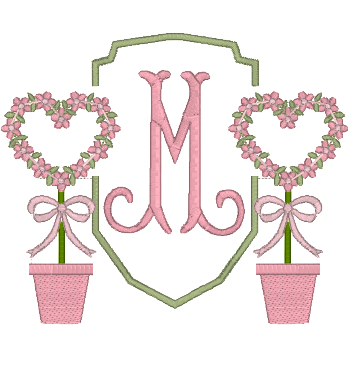 Valentine- Wreath Sash