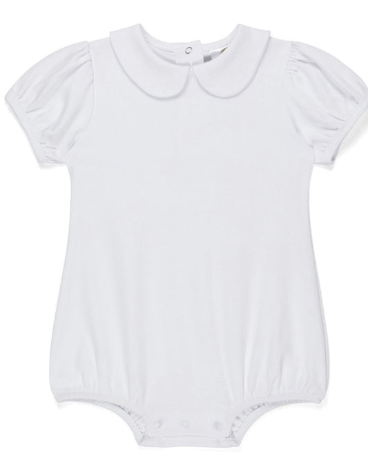 Americana Girls Puff Sleeve Collared Bubble