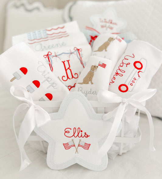 Americana Star Basket Tag