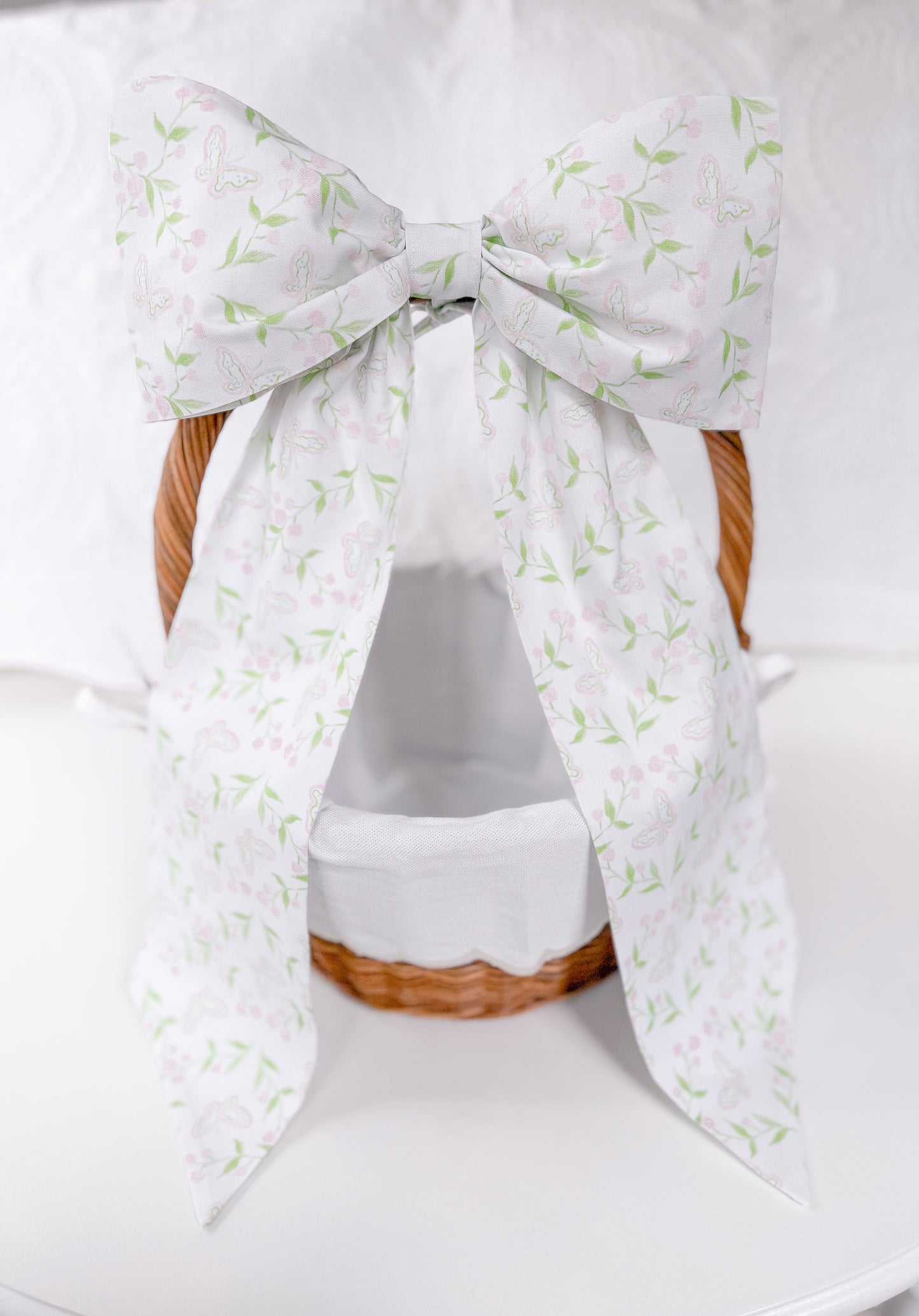 Whimsy By Angela- Butterfly Hydrangea Garden- Easter Bow